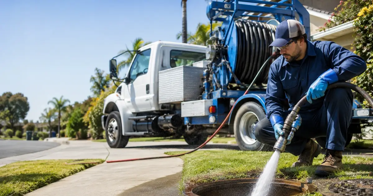 Hydro jet sewer cleaning Belvedere Tiburon