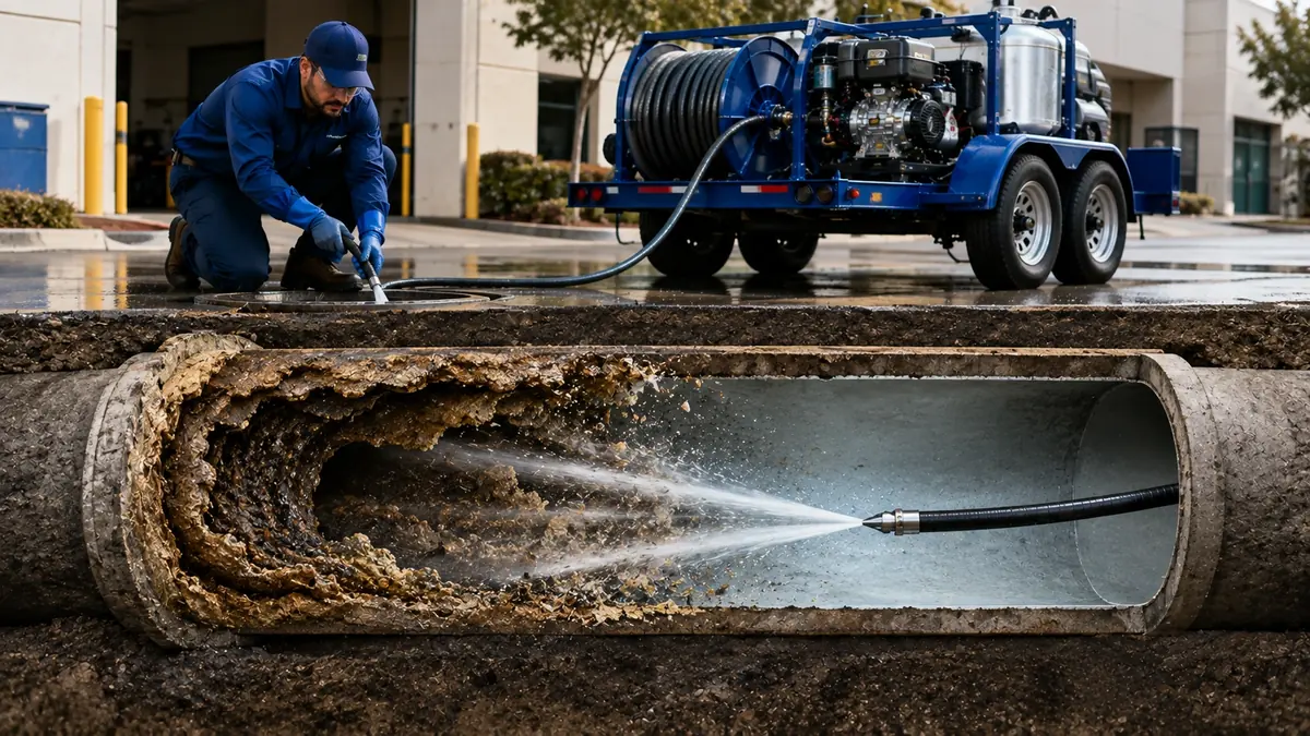 Sewer Pipe Descaling in Belvedere Tiburon